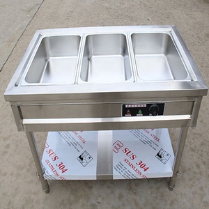 Penghangat Makanan Induksi/Penghangat Sup Induksi Bain Marie Troli Prasmanan - Product Image 1