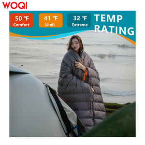 Woqi sac de couchage de bureau <span class=keywords><strong>ultra</strong></span> <span class=keywords><strong>léger</strong></span>, sac de couchage pour temps <span class=keywords><strong>froid</strong></span> avec oreiller pour adulte - Product Image 5
