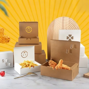 Caja de Cartón Kraft Desechable para Nuggets de Pollo, Empaque para Comida Rápida para Llevar, para Niños, Fiestas y Meriendas - Product Image 5