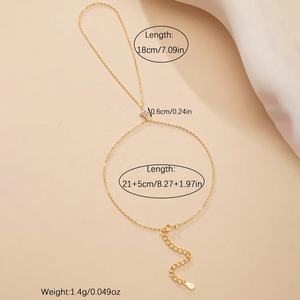 925 argent Sterling <span class=keywords><strong>rose</strong></span> Zircon trèfle frange <span class=keywords><strong>cheville</strong></span> chaîne-femmes personnalisé élégant exquis bijoux, vacances plage cadeau - Product Image 6