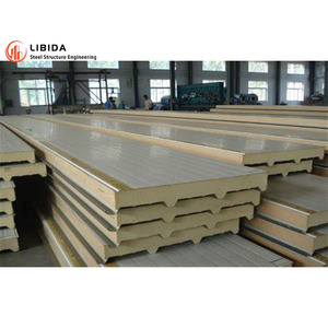 Nhanh chóng cài đặt giá rẻ vật liệu tái chế EPS/PU/PIR/khoáng sản len Sandwich Panel cho kết cấu thép xây dựng - Product Image 2