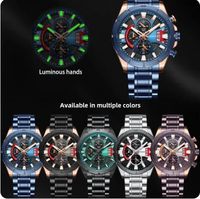 Curren 8401 Großhandel Casual Sport Armbanduhr Herren Individuelles Logo Chronograph Datum Edelstahlarmband Quarzuhren für Männer