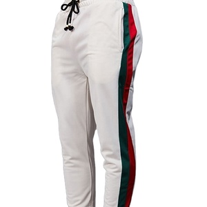 Sportswear Lato Della Banda <span class=keywords><strong>Bianco</strong></span> <span class=keywords><strong>Jogger</strong></span> Pantaloni Palestra Pantaloni di Fitness Per Gli Uomini di - Product Image 2