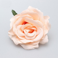 Broche de horquilla de Rosa simulada de estilo bohemio, Clip de encaje de tela dulce, accesorios para el cabello para la playa, uso diario, pinzas para el cabello populares