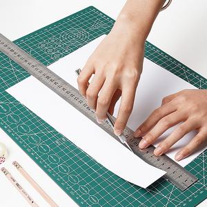 A4 A3 PVC 3 katmanlı 3mm kalın öğrenci gravür kurulu kendi başına yap kağıdı yumuşak masa kesme Mat - Product Image 3