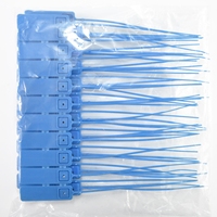 Étiquettes d'étanchéité inviolables en plastique Attaches zippées de sécurité Attaches d'étiquettes autobloquantes pour extincteur