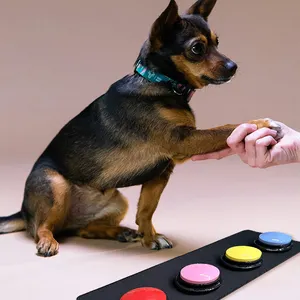 Wholesale Pets Communication Training Toy Sound Recordable Talking Button Pet Dog Talk Buttons Custom Pet Toy