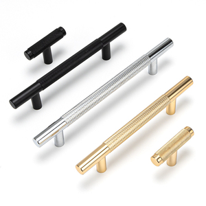Tiradores de puerta de aleación de aluminio de diseño moderno de tipo italiano para armario de tocador de cocina, tiradores de dormitorio o baño - Product Image 1