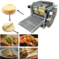 Machine automatique pour la fabrication de tortillas de maïs, crêpes, blinis, produits mexicains, roti, chapati, pain plat, galettes