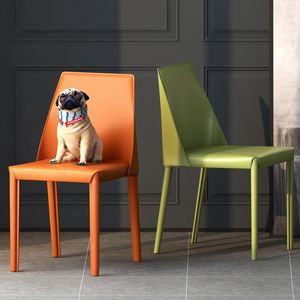Sedia <span class=keywords><strong>da</strong></span> <span class=keywords><strong>Pranzo</strong></span> Moderna in Pelle a Sella Salvaspazio Arredamento per Casa <span class=keywords><strong>Soggiorno</strong></span> <span class=keywords><strong>Sala</strong></span> <span class=keywords><strong>da</strong></span> <span class=keywords><strong>Pranzo</strong></span> Caffetteria Ristorante Commerciale - Product Image 6