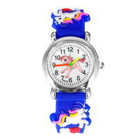 3d Kids Flash Light Montres pour enfants pour filles Bracelet en silicone Cute Cartoon Children Watches with Light Reloj Infantil