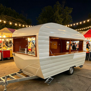 <b>Small</b> Size Fast Food Trailer Ice Cream Trailer Mobile Coffee Cart Europe Standard Food Truck Mobile <b>Kitchen</b> Catering Trailert - Product Image 2