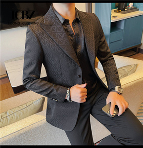 Costumes de <span class=keywords><strong>mariage</strong></span> de haute qualité pour hommes, veste de <span class=keywords><strong>costume</strong></span> décontractée, veste de <span class=keywords><strong>costume</strong></span> noire, <span class=keywords><strong>costume</strong></span> de travail, veste de <span class=keywords><strong>costume</strong></span> à simple boutonnage pour hommes - Product Image 5