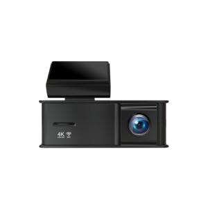 กล้องติดรถยนต์ 4K แบบสองช่องทาง พร้อมกล้องหน้า-หลัง GPS WiFi บันทึกแบบ H.265 ดีไซน์ไร้หน้าจอ มองเห็นในเวลากลางคืน ระบบตรวจจับการจอด - Product Image 4