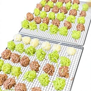 Boules de noix de coco grillées, macarons, biscuits, morceaux de biscuits, flocons et grappes de biscuits, assortiment thé-café, haute qualité, origine Vietnam, OEM - Product Image 1