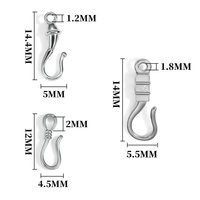 En gros, fermoir de connexion en acier inoxydable, forme col de cygne, éléphant, gourde, en S, pour bijoux DIY, colliers et bracelets