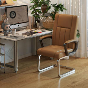 Chaise de bureau à dossier haut LN avec accoudoirs fixes, pivotante et inclinable, chaise de direction confortable pour une utilisation prolongée - Product Image 1