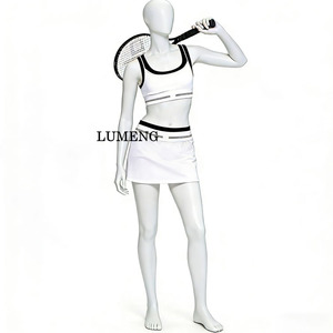 Vêtements de sport pour femmes, vêtements de fitness, tenue de sport 2 pièces, veste de sport douce, jupe de <span class=keywords><strong>tennis</strong></span> 2 en 1 pour filles, ALOHA - Product Image 4