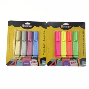 מחיר מפעל בונואן צבע מתכתי העטים יצרנים עטים לוגו מותאם אישית מודפס עם צבע אור מדגיש