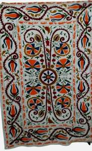 Embroidery Suzani <b>Throw</b> Suzani Wall Hanging Boho Home Decor Table Cloth Ethnic <b>Bed</b> <b>Cover</b> Indian Luxury Blanket B2B Wholesale Sup - Product Image 6