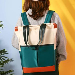 Wholesale Fashionable <b>Canvas</b> Women's Crossbody Bag Travel Student Multicolored <b>Backpack</b> - Product Image 2