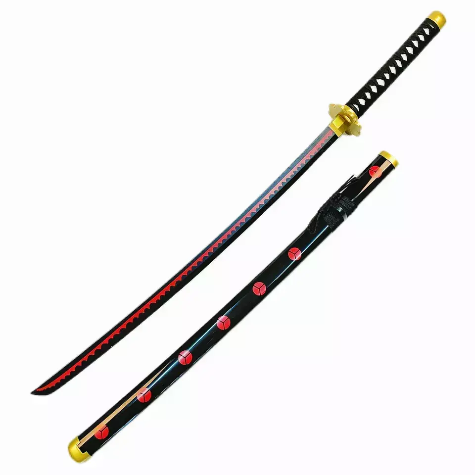 Japan Sauron Anime Cosplay Props Handwork Wooden Model Wholesale Weapon Bamboo Real Katana Toy Sword Wooden Sword 104 Cm
