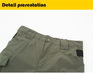 Pantalones Tácticos Estilo Pana Cruzada para Hombre - Pantalones Cargo Holgados Ripstop para Entrenamiento Deportivo Urbano al Aire Libre - Product Image 5