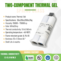 Gel Thermique Conducteur à Deux Composants de Grade Électronique 2.0 - 8.0 W/mK, Certifié 94V0, pour l'Encapsulation d'Électronique Haute Puissance