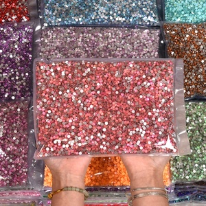 Cristales Planos Oleeya en Varios Colores, 100 Unidades, SS3-SS30, Gemas al por Mayor para Decoración Navideña de Uñas - Product Image 4