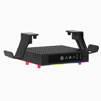 Ventilateur de refroidissement RGB pour console Xbox Series X avec support pour casque et crochet pour manette, accessoire anti-poussière et dissipation thermique