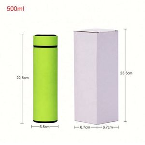 Bouteilles d'eau de voyage réutilisables en acier inoxydable avec logo personnalisé, 500 ml/17 oz, isolées sous vide, avec infuseur à thé intégré, sans BPA, vente en gros - Product Image 4