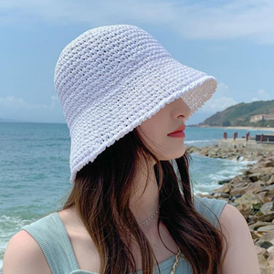 Mũ Rơm Che Nắng Bán Chạy Mũ Ngư Dân Thoáng Khí Mũ Rơm Mùa Hè Bảo Vệ Bãi Biển Cho Nữ - Product Image 3