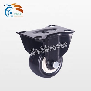 125mm PVC/PU /TPR Hot Sale Möbel Lenk rolle 1,5 Zoll Angeln Handlauf Flach bremsrad - Product Image 6