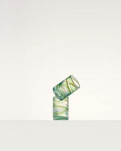 Barcelona 2.2 Oz Line mosquito riciclato Old Fashioned Party Gift Birthday Shot Glasses Hiball Tumbler Glass - Product Image 1