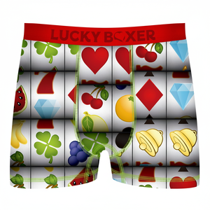 Slip Lucky Boxer in bianco da uomo - Product Image 2