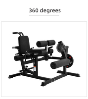 Machine commerciale d'étirement des jambes de musculation Entraîneur de jambes de gymnastique Galvanoplastie Prigs de jambe chargés Curl Banc extensible chaise romaine