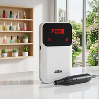 Machine à polir les ongles professionnelle à grande vitesse, puissante, de haute qualité, rechargeable, portable, en ABS, avec moteur à balais, pour le marché américain