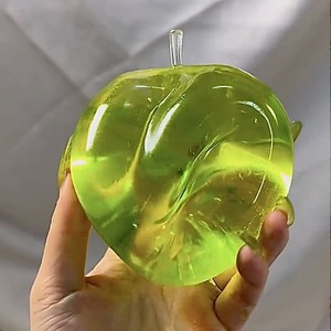 New CHENXI TK Popular 8cm Crystal Apple <b>Ball</b> Maltose <b>Squeeze</b> Toy Stress Relief Toy Squishy <b>Ball</b> for Kids Adults - Product Image 3
