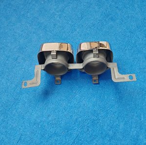 Embout d'échappement 97 mm pour Toyota Alphard, embout de silencieux double sortie carrée en acier inoxydable, accessoire de <span class=keywords><strong>tuning</strong></span> automobile Vellfire - Product Image 4