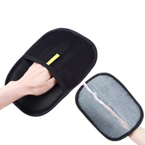 Pet Hair Remover Gloves Black Medium Thickness For Cat <b>Dog</b> Hair Removal Bed <b>Sofa</b> Clothing Cleaning Supplies - Product Image 1