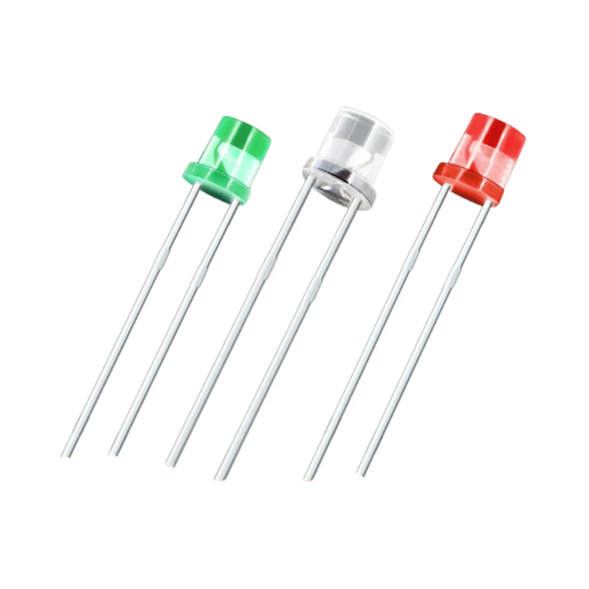 JOMHYM Original Transparent Diffused Red Green Blue Yellow White 3mm 5mm Flat Top Flat DIP LED Diode