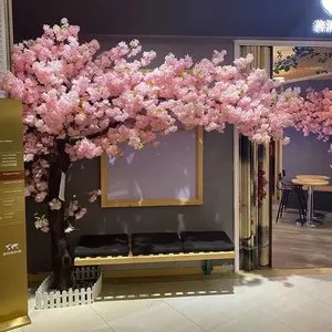 Árbol Artificial de Flor de Cerezo y Flor de Melocotón para Decoración de Grandes Centros Comerciales y Áreas Escénicas - Product Image 1