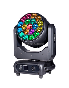 Nieuw ontwerp Super Power 19*40W RGBW LED 4-in-1 Bewegingskop Zoom Bee Eyes Wash Light met DMX512-besturing voor concerten & feesten - Product Image 1