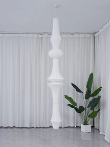 Lampe de plafond en papier de riz de forme unique, créative et personnalisée, nouvelle collection Nicro, lustre moderne, suspension pour musée, hôtel, décoration intérieure - Product Image 4