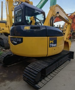 รถขุดมือสอง Komatsu PC78US-6NO สภาพดี ขายดี 95% ใหม่ นำเข้าจากญี่ปุ่น แท้ ได้มาตรฐาน EPA CE น้ำหนัก 7-8 ตัน - Product Image 2