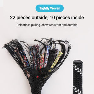 Nuovo Guinzaglio Rotondo Riflettente in Nylon per Cani <span class=keywords><strong>2026</strong></span> - Guinzaglio per Passeggiate Disponibile in Diverse Taglie e Colori - Product Image 4