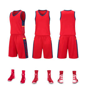 Conjuntos de Uniformes de Baloncesto Personalizados para Unisex |   Uniformes Deportivos de Verano 100% Poliéster para Estudiantes, Equipos y Entrenamiento Juvenil - Product Image 4