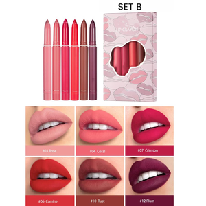 Rouge à lèvres OEM personnalisable couleur, 2-en-1, crayon à lèvres et teinte longue tenue à base d'eau, sensation hydratée et lisse, marqueur pour les lèvres - Product Image 4