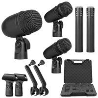 Microphone dynamique professionnel pour scène et instruments de musique, directivité cardioïde, accessoire filaire en métal