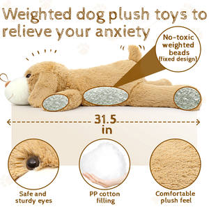 Peluche per Cani Ponderato per Alleviare lo Stress e l'Ansia, Ideale per il Relax e il Sonno, Vendita Diretta dalla Fabbrica - Product Image 3